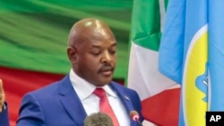 Pierre Nkurunziza, le president du Burundi