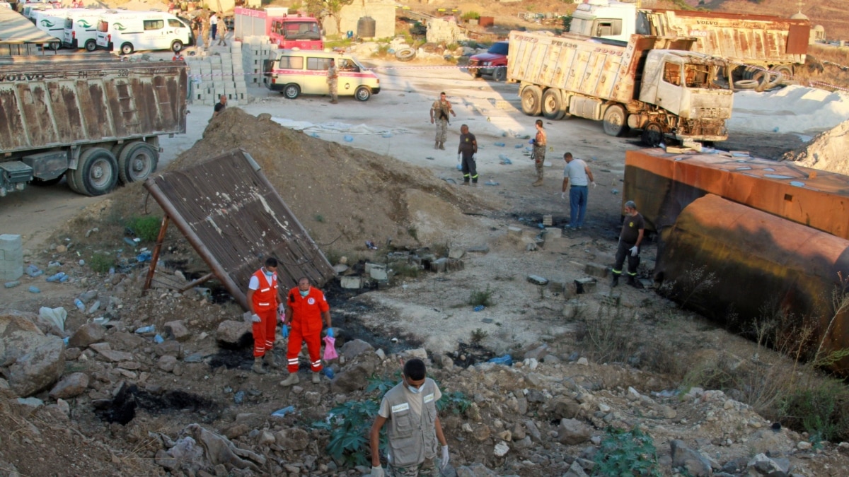 Lebanon Fuel Tank Explosion Leaves 22 Dead