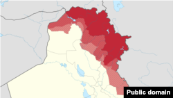 نەخشەی هەرێمی کوردستان