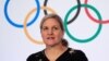 FILE - International Olympic Committee member Kirsty Coventry