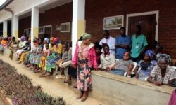 Congolese patients wait to receive medical attention from Dr. Denis Mukwege, at the Panzi Hospital in Bukavu, South Kivu Province in the Democratic Republic of Congo, Oct. 5, 2018.