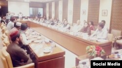 دا د پي ټي اېم د سېنېټ د کمېټۍ سره د ليدنې مخکنی عکس دی