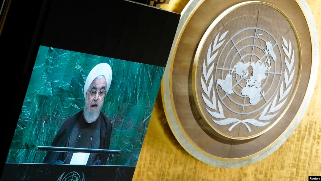 El presidente de Irán, Hassan Rouhani, se dirigió el miércoles 25 de septiembre de 2019 a líderes mundiales reunidos en la 74 Asamblea General de la ONU, en Nueva York.