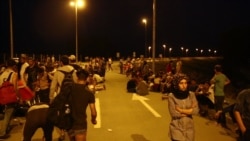 Migrants Avoiding Hungary Stream to Croatia