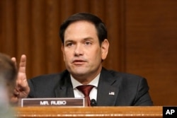 Sen. Marco Rubio, R-Fla., July 30, 2020, in Washington. 