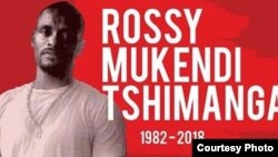 Photo de Rossy Mukendi relayée sur les réseaux sociaux pour lui rendre hommage. 