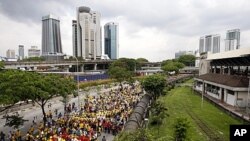 抗议者4月28日在吉隆坡集会，要求进行选举改革