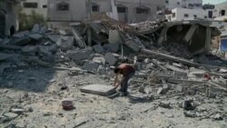 Palestinians Turn to Rebuilding Gaza