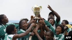 Timu ya kandanda ya wanawake ya Nigeria Super Falcons.