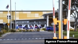 FILE - The Hopkins Correctional Centre, a prison located on the outskirts of the small regional Victoria town of Ararat, some 200 kilometres west of Melbourne, Australia, Aug. 21, 2019.