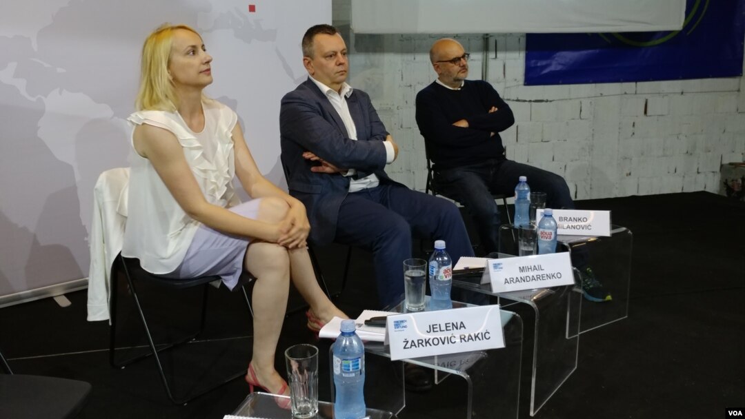 Učesnici tribine "Nejednakost kao globalni izazov - pogled sa Balkana".