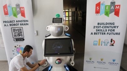 Hello AInstein! Cyprus Classrooms Create Robot with ChatGPT