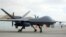 FILE - A U.S. MQ-9 drone is seen at Kandahar Airfield, Afghanistan, Jan. 23, 2018. 
