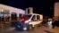 Une ambulance devant une structure hospitalière en Tunisie.
