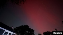 Northern lights appear over neighborhood still without power after Hurricane Helene in Asheville