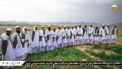 Taliban released pictures of the 20 freed men they identified as Afghan forces, April 12, 2020. (Courtesy Taliban)