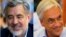 El candidato oficialista Alejandro Guillier (izquierda) y el expresidente conservador Sebastián Piñera se disputan la presidencia de Chile en un balotaje el domingo 17 de diciembre de 2017.