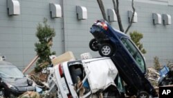 遭受地震海啸灾难的日本仙台地区