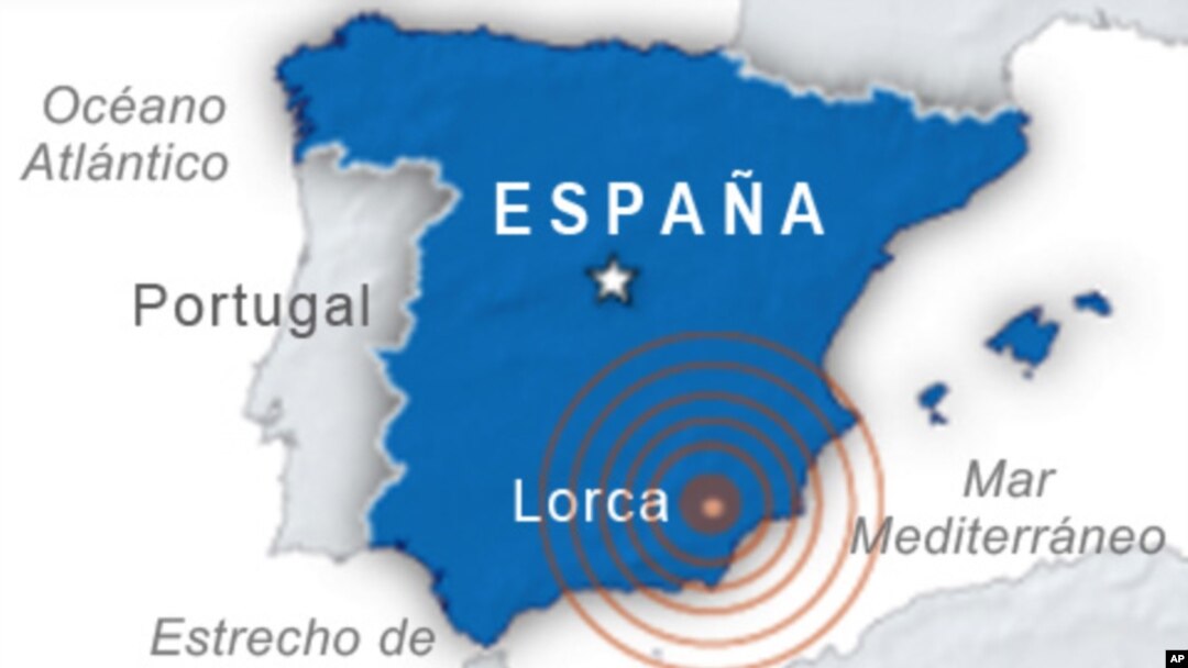 Earthquake in Murcia, Spain. May 11, 2011