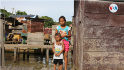 Dos niños de la Costa del Caribe de Nicaragua. Foto: Houston Castillo, VOA.