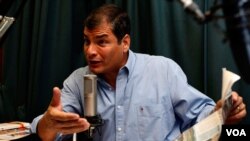 El presidente de Ecuador, Rafael Correa, reiteró que los procesos judiciales contra de diario El Universo terminaran cuando reconozcan su error.