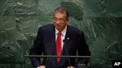 La fondation sera préfigurée par l'économiste franco-béninois Lionel Zinsou, 30 septembre 2015