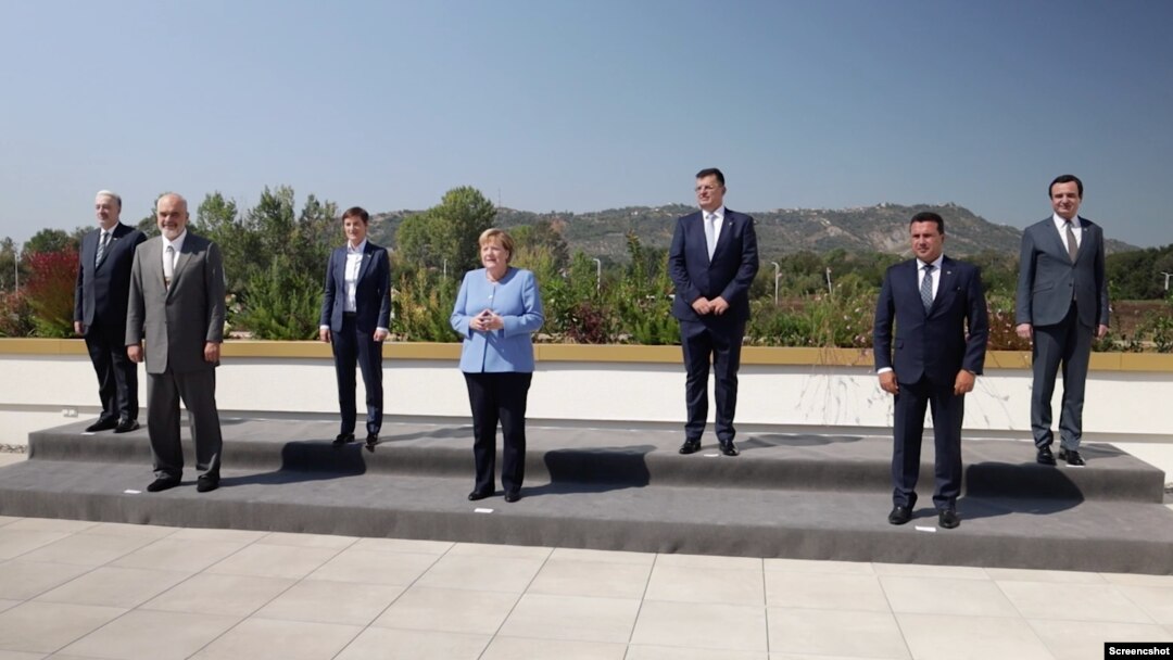 Nemačka kancelarka Angela Merkel na sastanku u Tirani sa liderima Zapadnog Balkana 14. septembra 2021. godine
