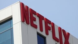 FILE - The Netflix logo is seen on their office in Hollywood, Los Angeles, California.