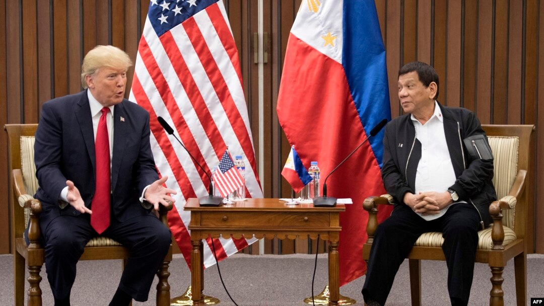 Arxiv surat. Duterte va Tramp ASEAN sammiti doirasida uchrashmoqda, 13-noyabr, 2017-yil