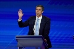 Democratic presidential candidate former Texas Rep. Beto O'Rourke answers a question, Sept. 12, 2019, during a Democratic presidential primary debate hosted by ABC at Texas Southern University in Houston.