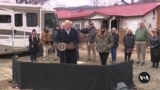 Trump visits scenes of natural disasters in California, North Carolina 