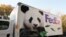 FILE—A truck stands ready to transport a giant panda from Smithsonian’s National Zoo to China, in Washington, DC., November 8, 2023. On November 15, 2023, President Xi Jingpin promised to send more to deepen friendlies ties with the U.S.