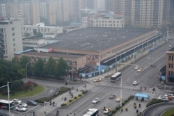 A view of Huanan Seafood Wholesale Market in Wuhan on December 8, 2020. (Reuters)