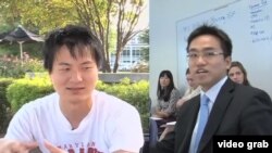 邱佳明(左)是博士生 儲亦斌已當經理