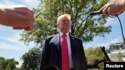 دونالد ترامپ، رئیس جمهوری آمریکا در کاخ سفید