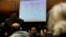 A slide is pictured during a briefing for World Health Assembly (WHA) delegates on the Ebola outbreak response in Democratic Republic of the Congo at the United Nations in Geneva, Switzerland, May 23, 2018. 