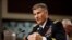 Army Lt. Gen. John Nicholson Jr., testifies before the Senate Armed Services Committee hearing considering his promotion to General, Commander, Resolute Support, Jan. 28, 2016..