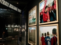 Several female Arab soccer teams were formed early in this century. (L. Bryant/VOA)