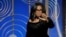 Oprah Winfrey speaks after accepting the Cecil B. Demille Award at the 75th Golden Globe Awards in Beverly Hills, California, Jan. 7, 2018. 