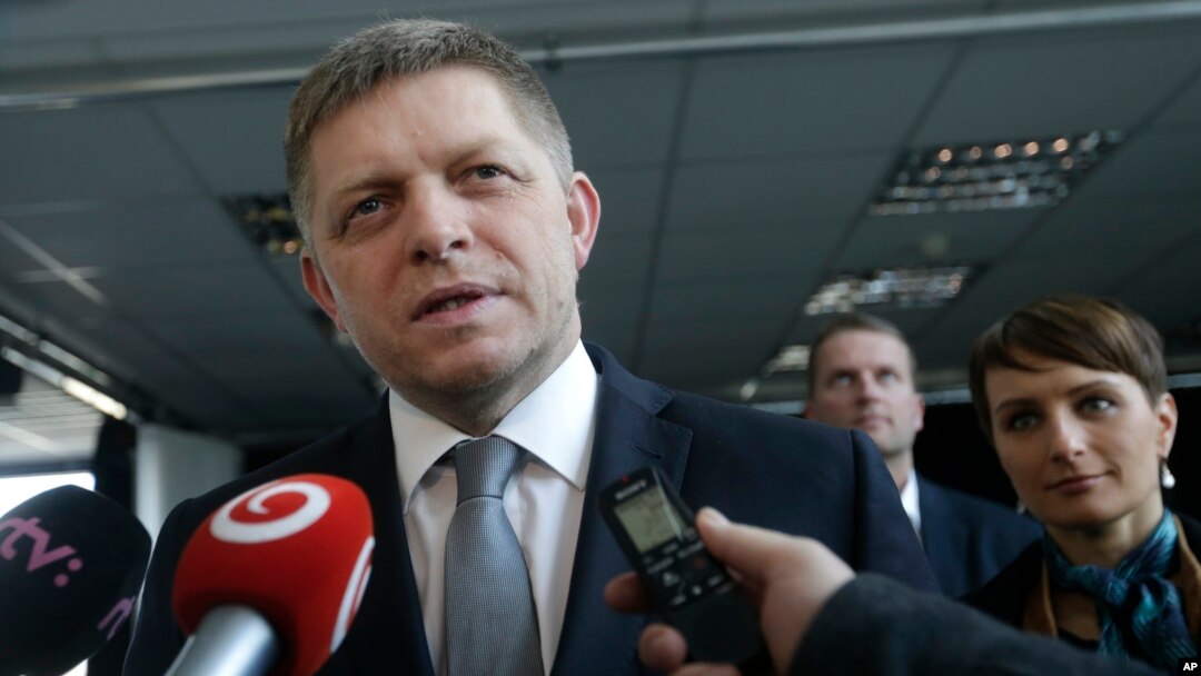 Thủ tướng Robert Fico phát biểu tại Bratislava, Slovakia, ngày 6/3/2016.