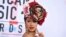 Cardi B arrives at the American Music Awards, Oct. 9, 2018, at the Microsoft Theater in Los Angeles. 