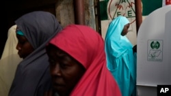 FILE - Women vote in Kaduna, Nigeria, on Feb. 23, 2019. The committee that is overseeing a revamp of the Nigerian constitution in 2024 says that women's inclusion in politics will be addressed.