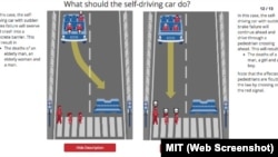 MIT's Moral Machine helps programmers understand moral choices self-driving cars may have to make.
