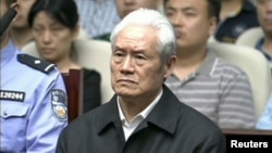 Zhou Yongkang, China's former domestic security chief, attends his sentence hearing in a court in Tianjin, China, in this still image taken from video provided by China Central Television and shot on June 11, 2015.