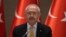Turkey's main opposition Republican People's Party leader Kemal Kilicdaroglu speaks during a meeting with journalists in Istanbul, April 7, 2017. 