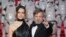 Actores Daisy Ridley y Mark Hamill a su llegada al estreno de "The Last Jedi" en Londres.