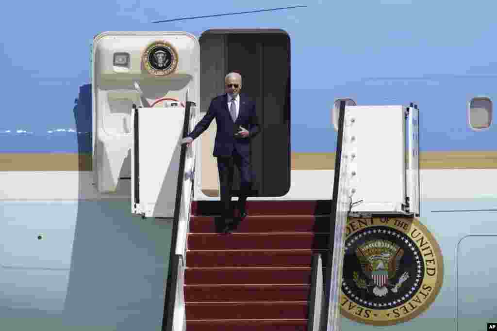 ورود رئیس جمهوری ایالات متحده به اسرائیل (چهارشنبه ۲۲ تیر ۱۴۰۱)