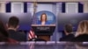 La portavoz de la Casa Blanca, Jen Psaki, durante una rueda de prensa, el 2 de febrero de 2021.