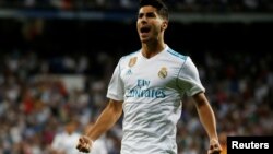 Le joueur espagnol Marco Asensio à Madrid, le 27 août 2017.