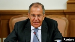 El canciller ruso Sergei Lavrov en una imagen de archivo, el 28 de mayo de 2018.